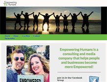 Tablet Screenshot of empoweringhumans.com